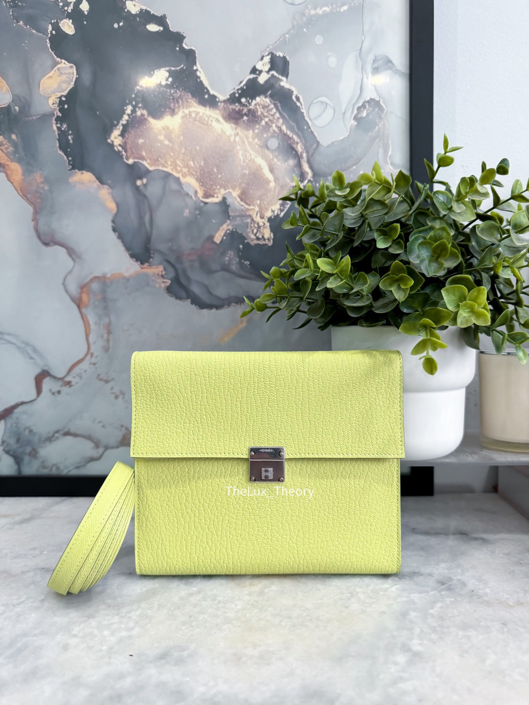 H CLIC 16 JAUNE BOURGEON CHEVRE MYSORE GOLD HARDWARE