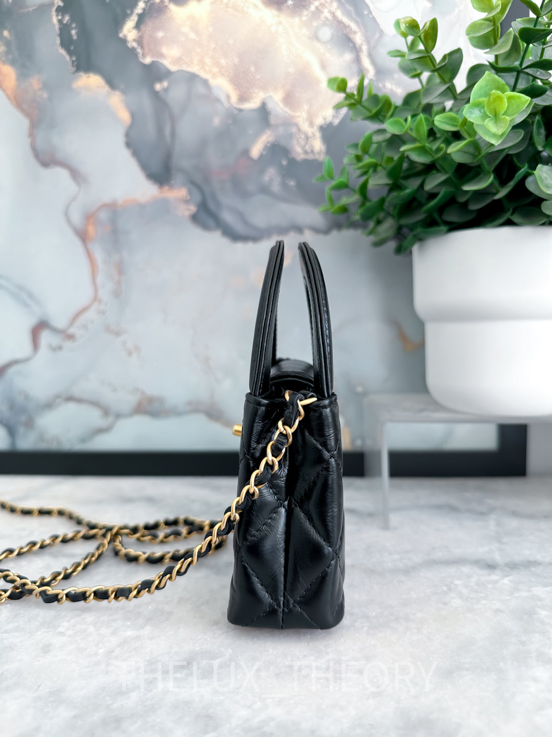 23K BLACK NANO KELLY AGED GOLD HARDWARE