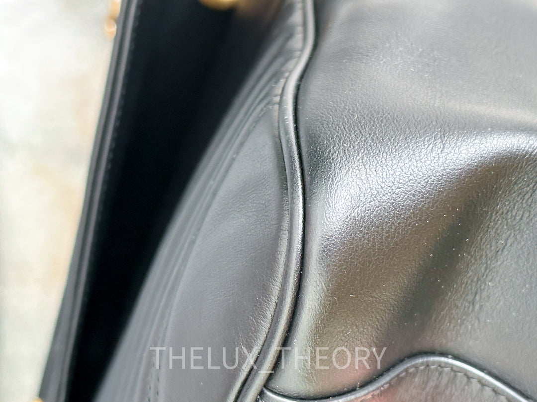 GG MARMONT BLACK LARGE AGED GOLD HARDWARE