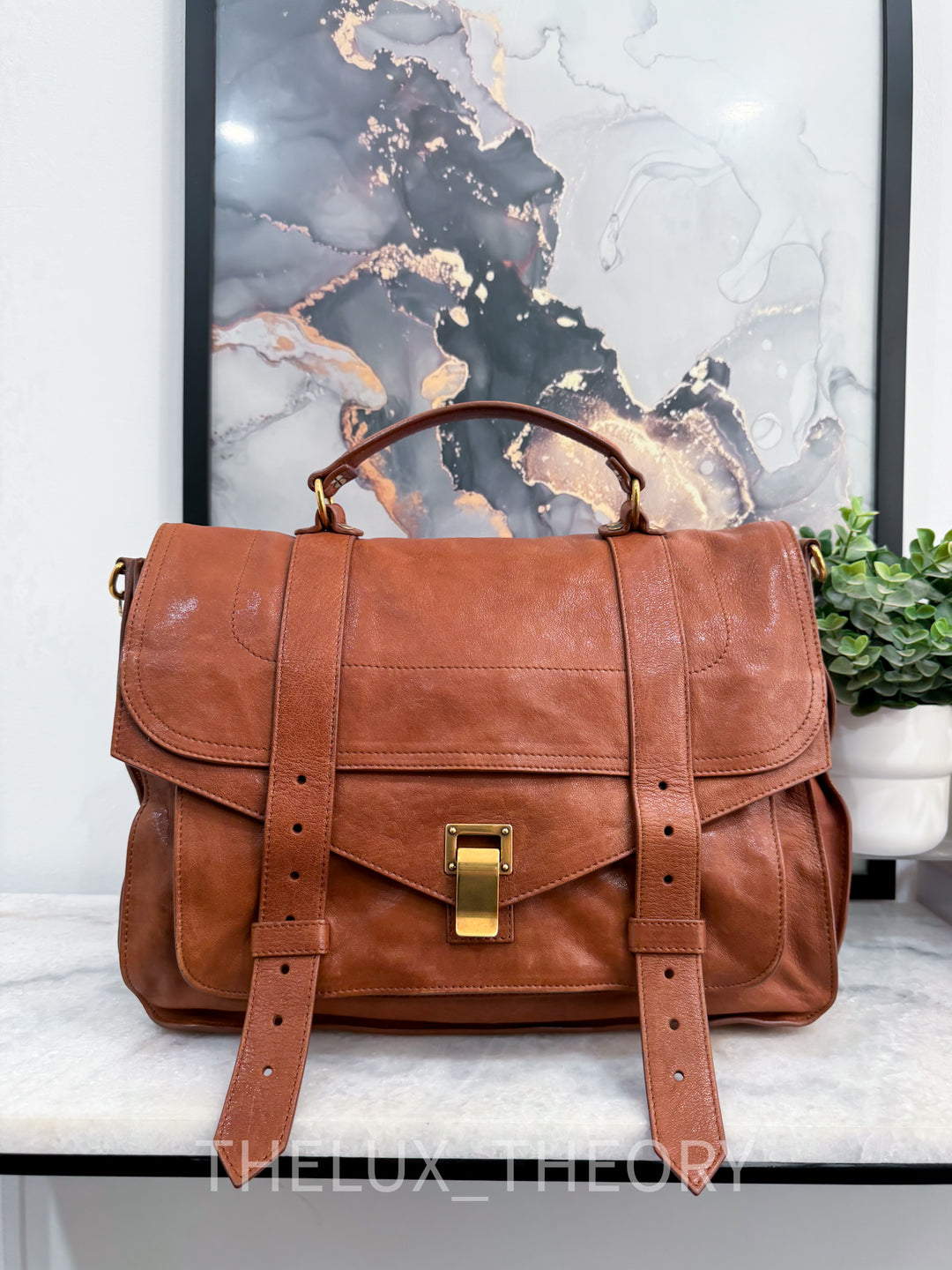 PROENZA SCHOULER PS1 LARGE BAG TAN