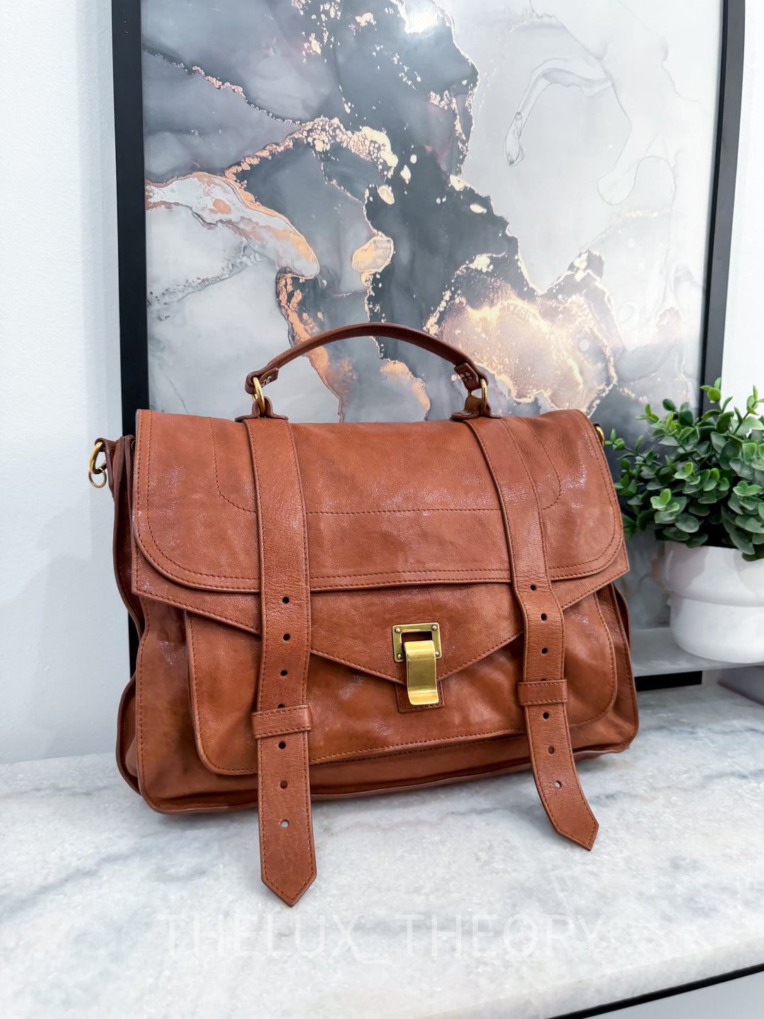 PROENZA SCHOULER PS1 LARGE BAG TAN