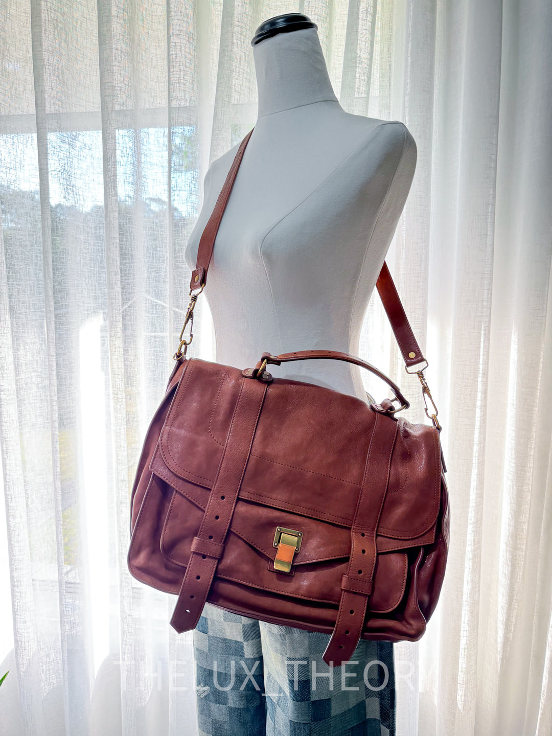 PROENZA SCHOULER PS1 LARGE BAG TAN