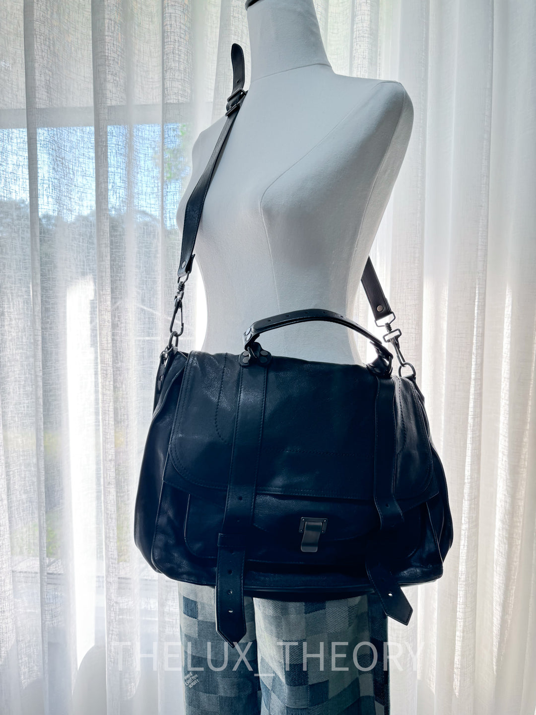PROENZA SCHOULER PS1 LARGE BAG BLACK