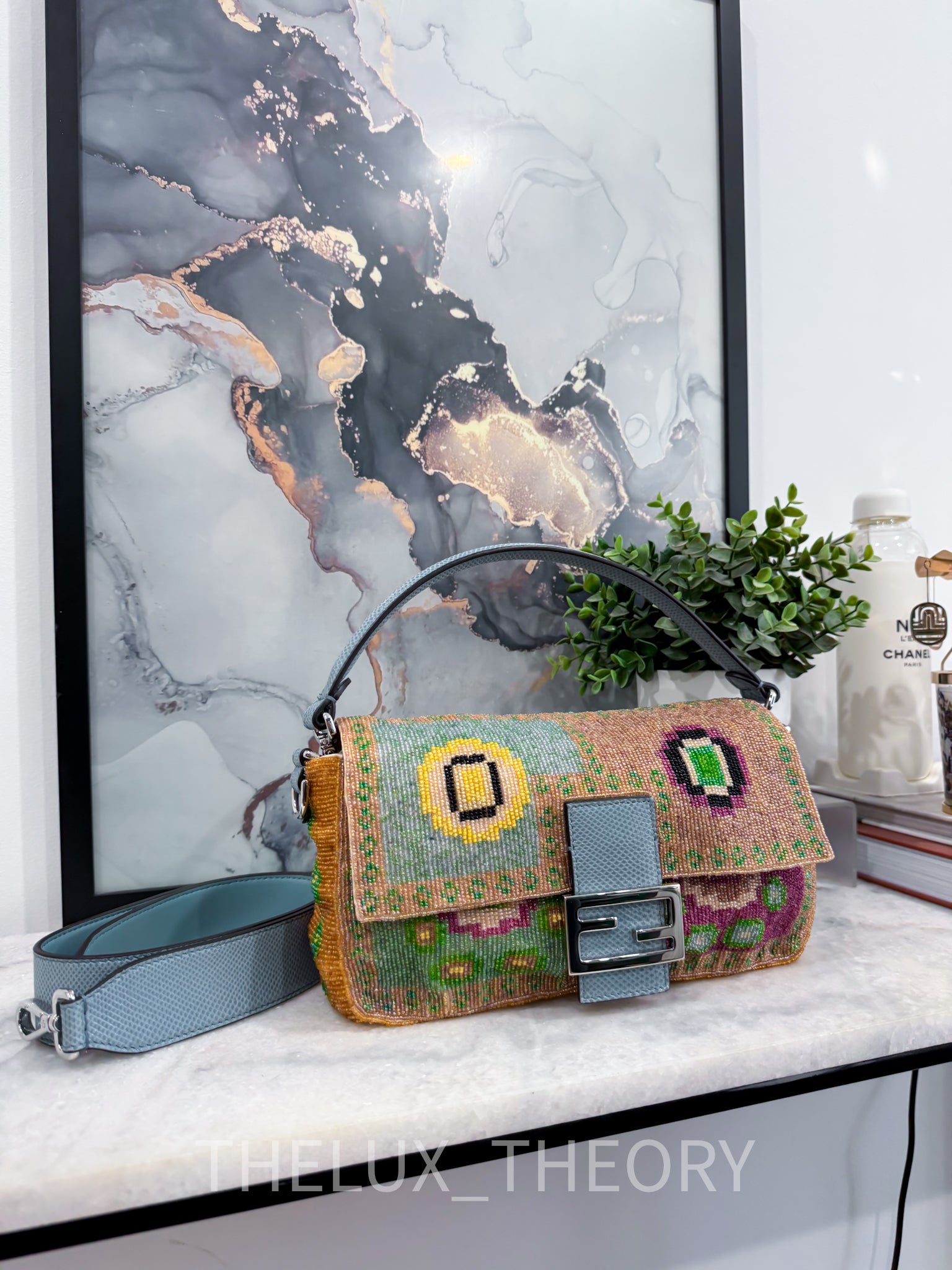 FENDI REEDITION 25TH ANNIVERSARY BEADED BAGUETTE – THE LUX THEORY