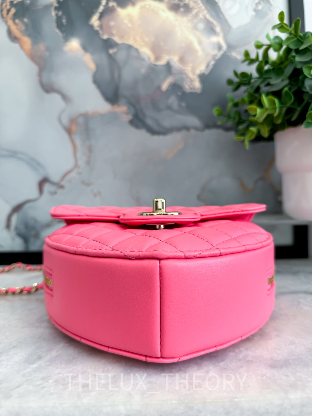 22S PINK CC IN LOVE LARGE HEART