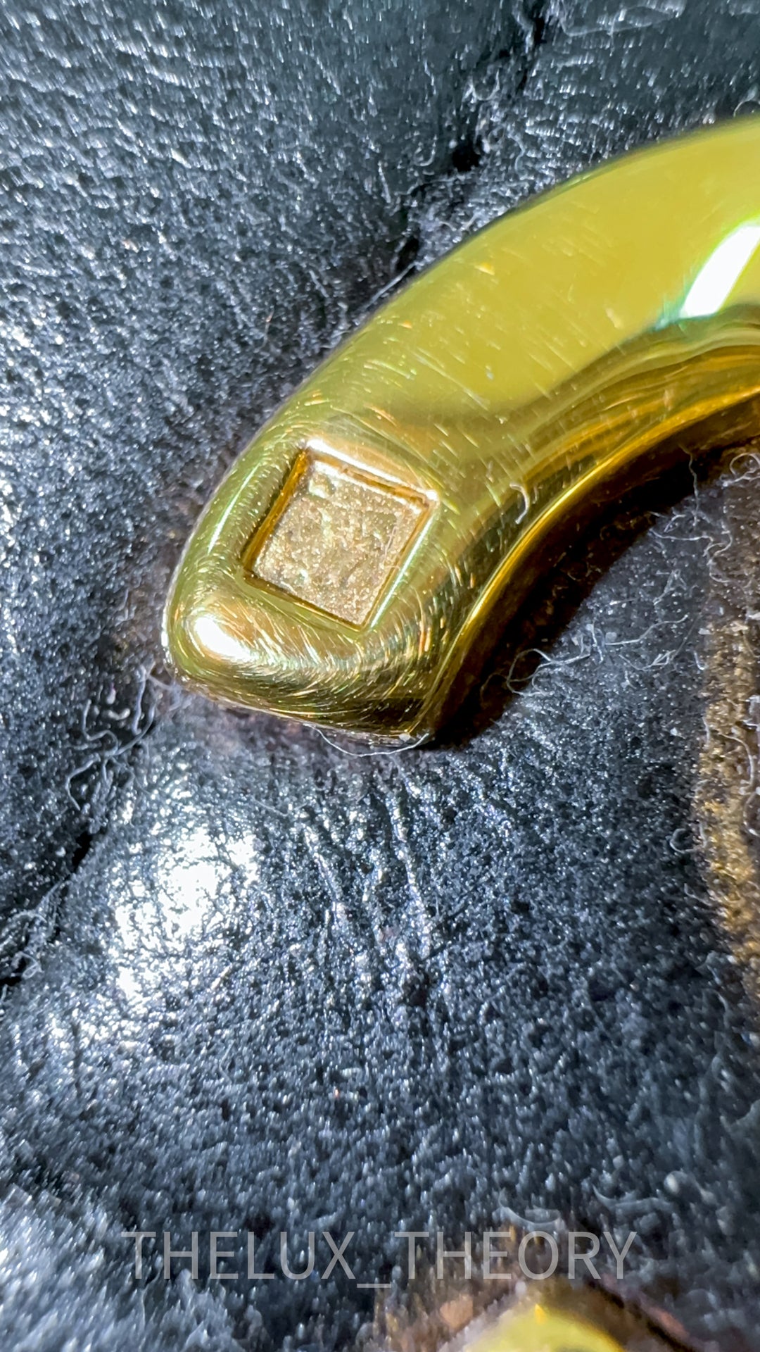 VINTAGE 1996 DUMA BACKPACK LAMBSKIN 24K GOLD HARDWARE