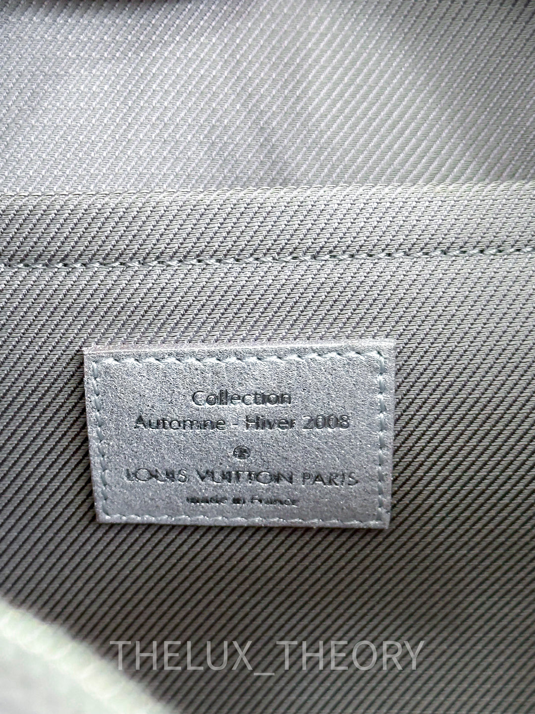 L.V. HALO SILVER SUEDE MONOGRAM EMPREINTE