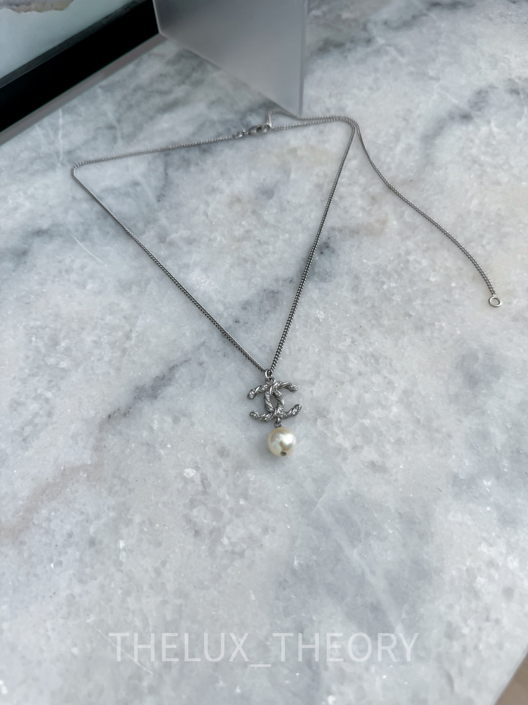 CC NECKLACE WITH PEARL (A63047)