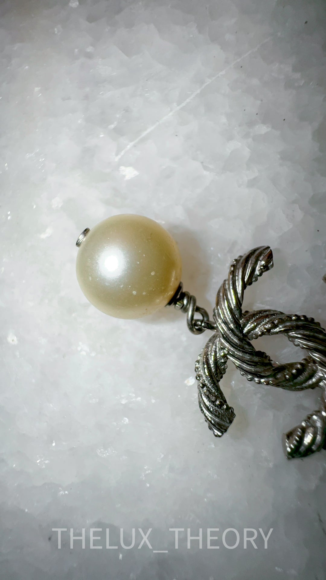 CC NECKLACE WITH PEARL (A63047)
