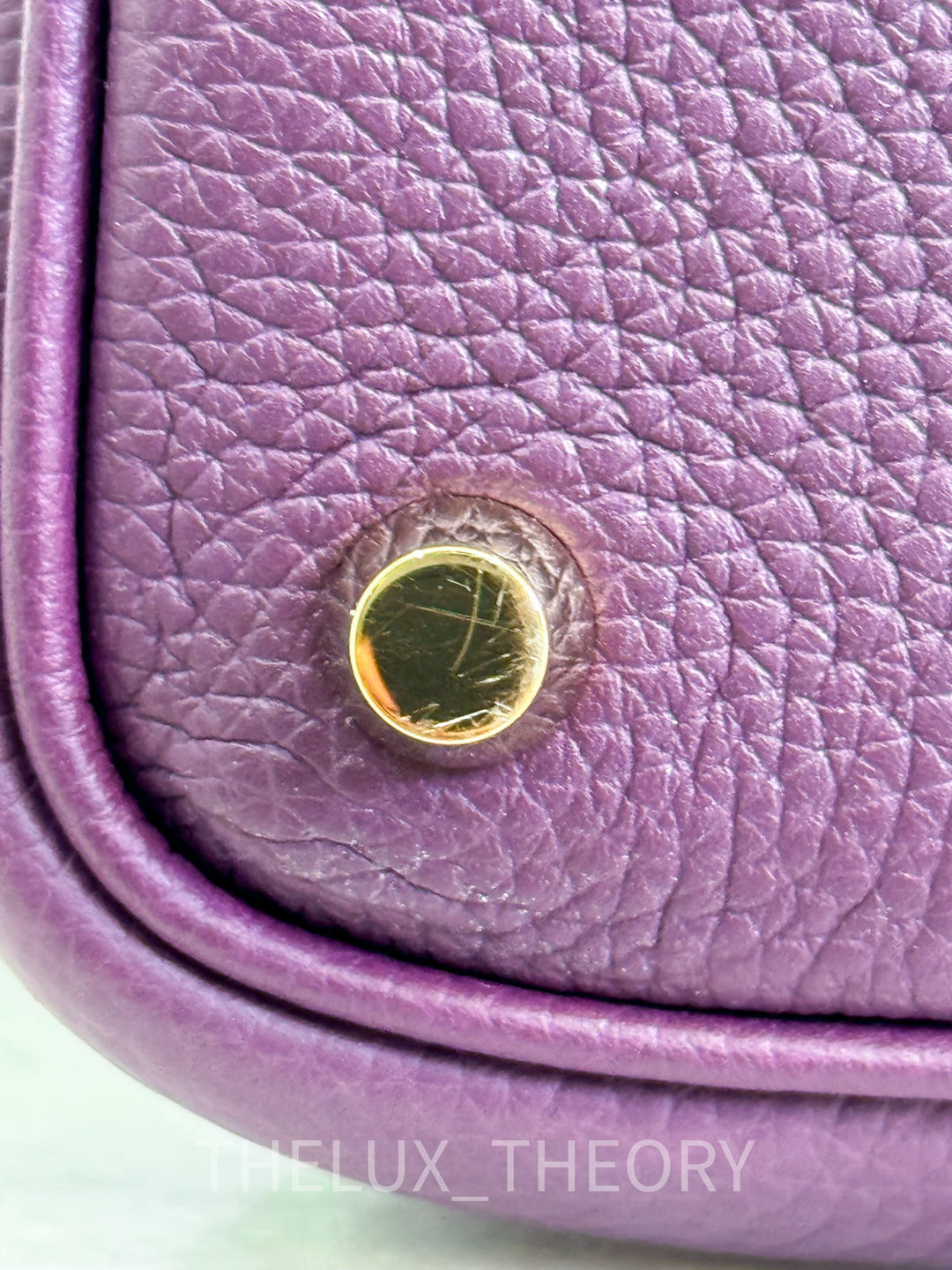 H PICOTIN 18 CASSIS MAURICE LEATHER GOLD HARDWARE (U 2022)