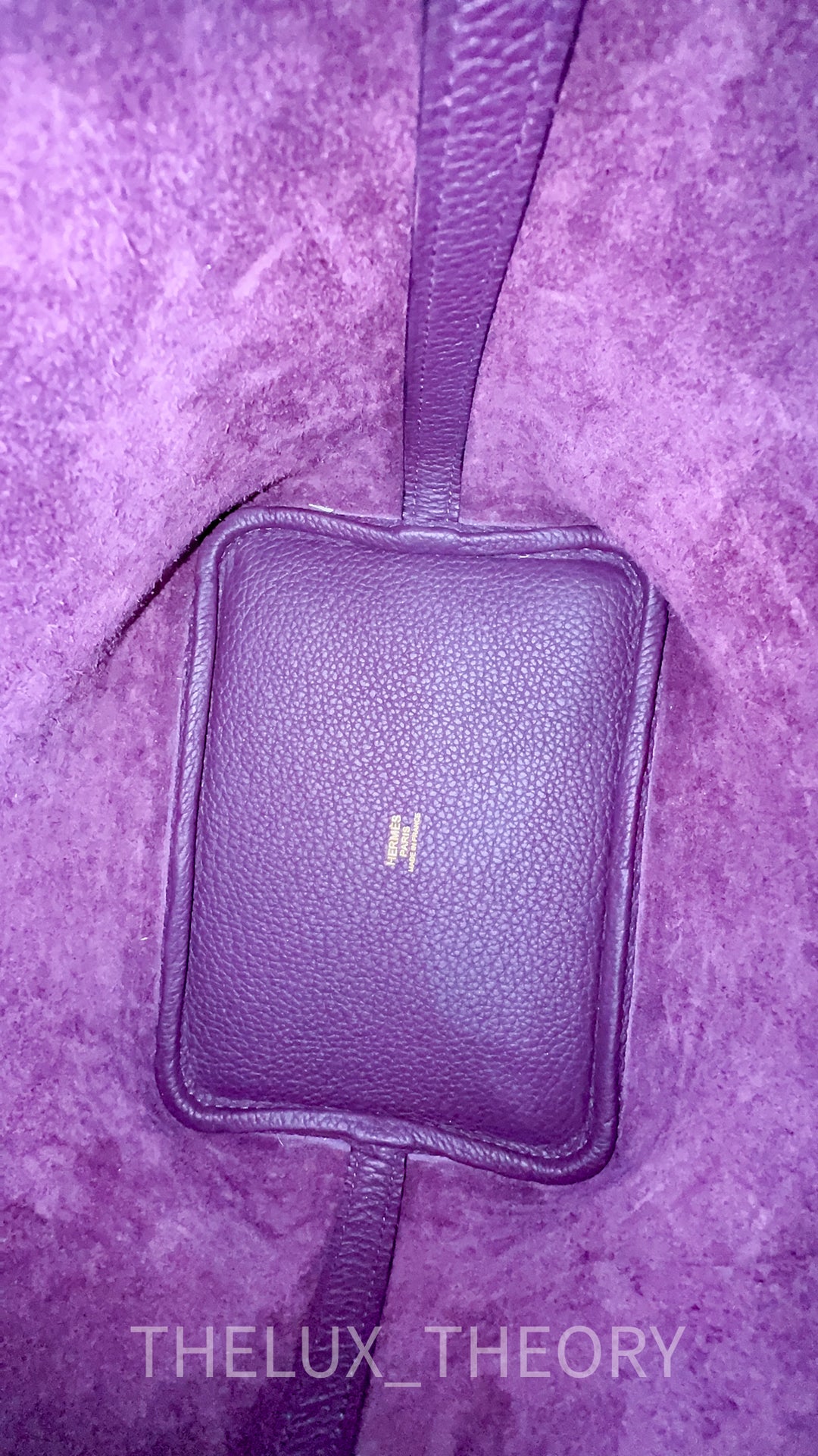 H PICOTIN 18 CASSIS MAURICE LEATHER GOLD HARDWARE (U 2022)
