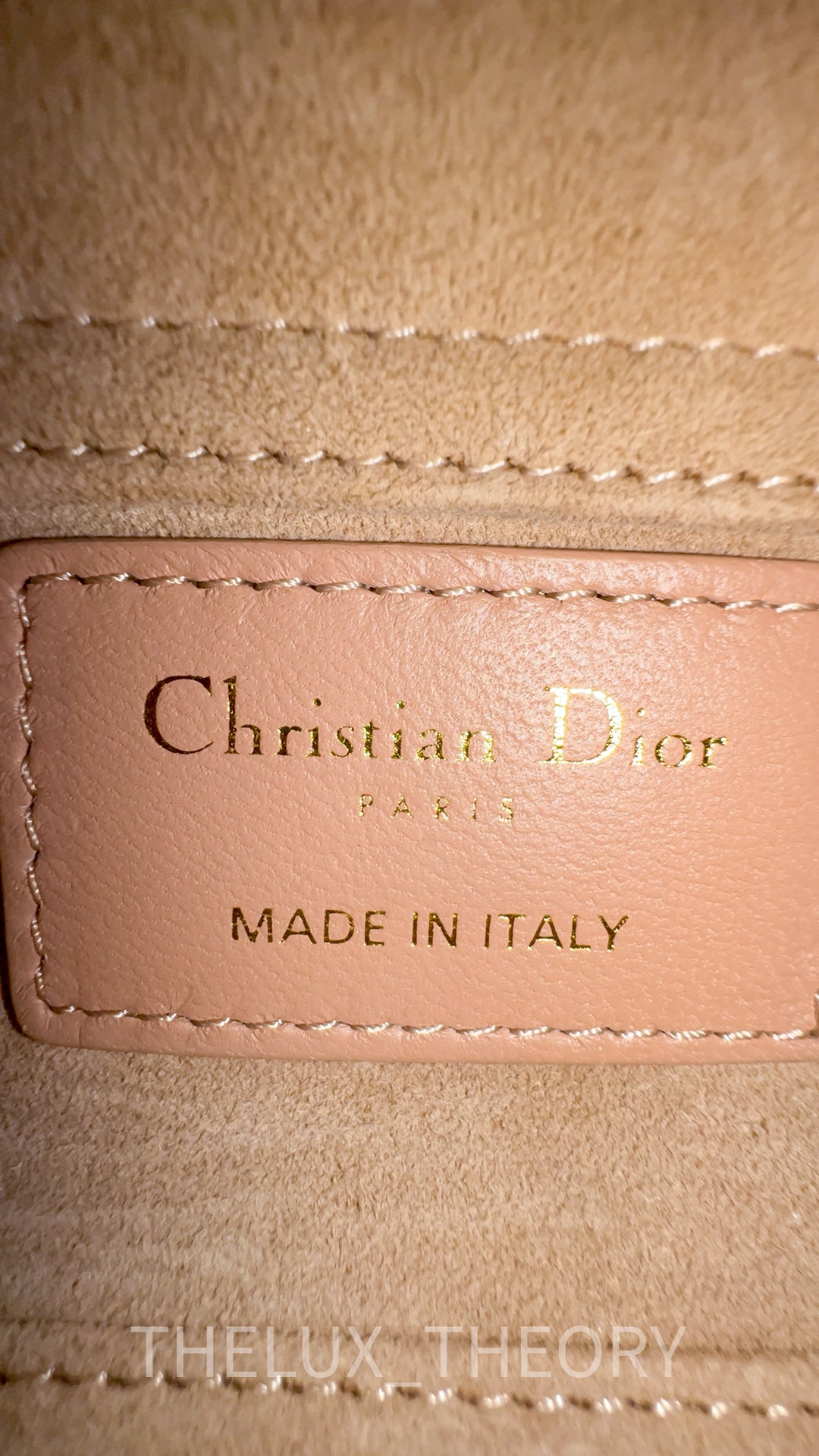 MICRO D-JOY FARD LAMBSKIN LIGHT GOLD HARDWARE