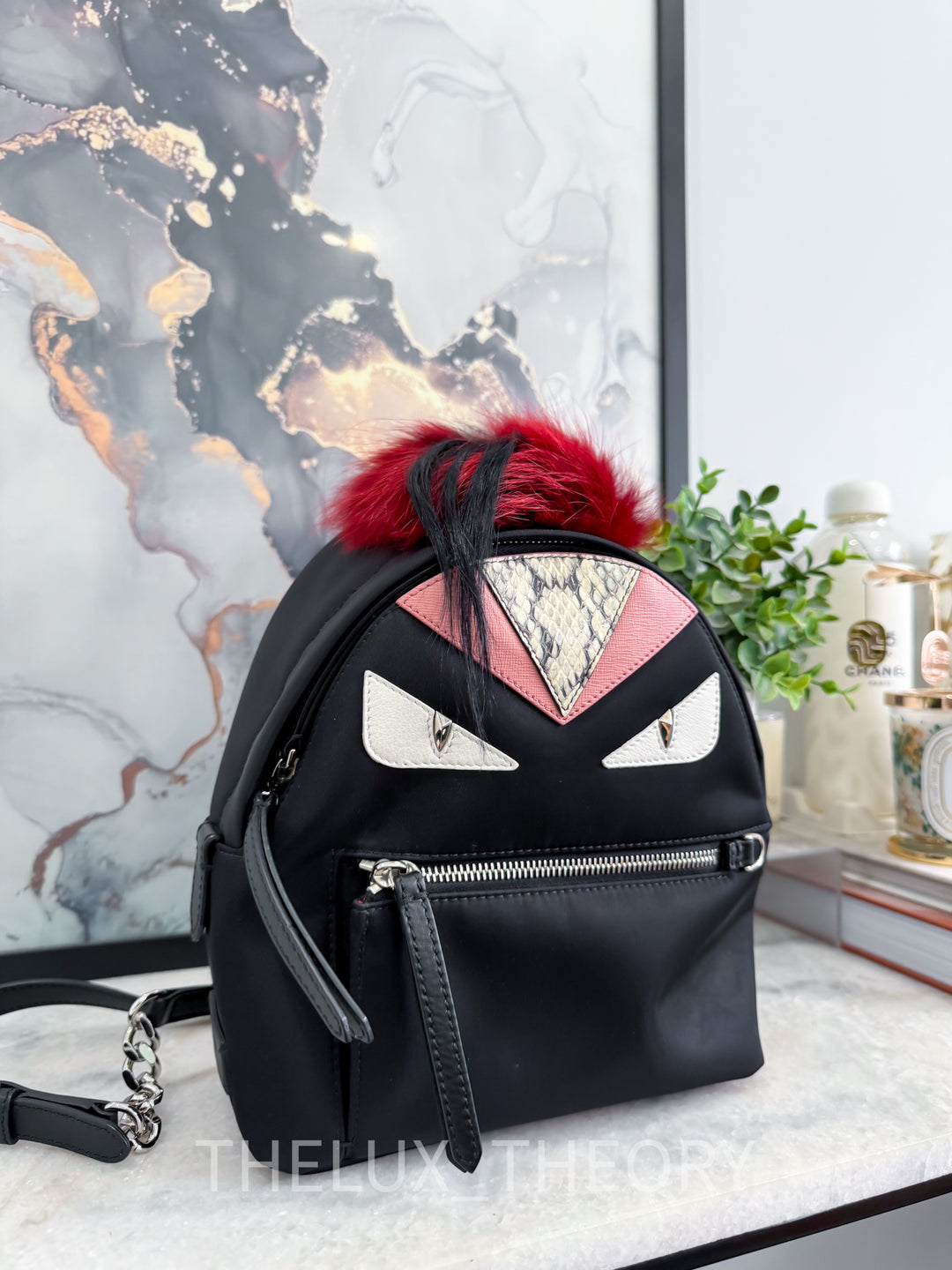 fendi mini monster backpack FENDI MONSTER MINI BACKPACK 2018 – THE LUX THEORY