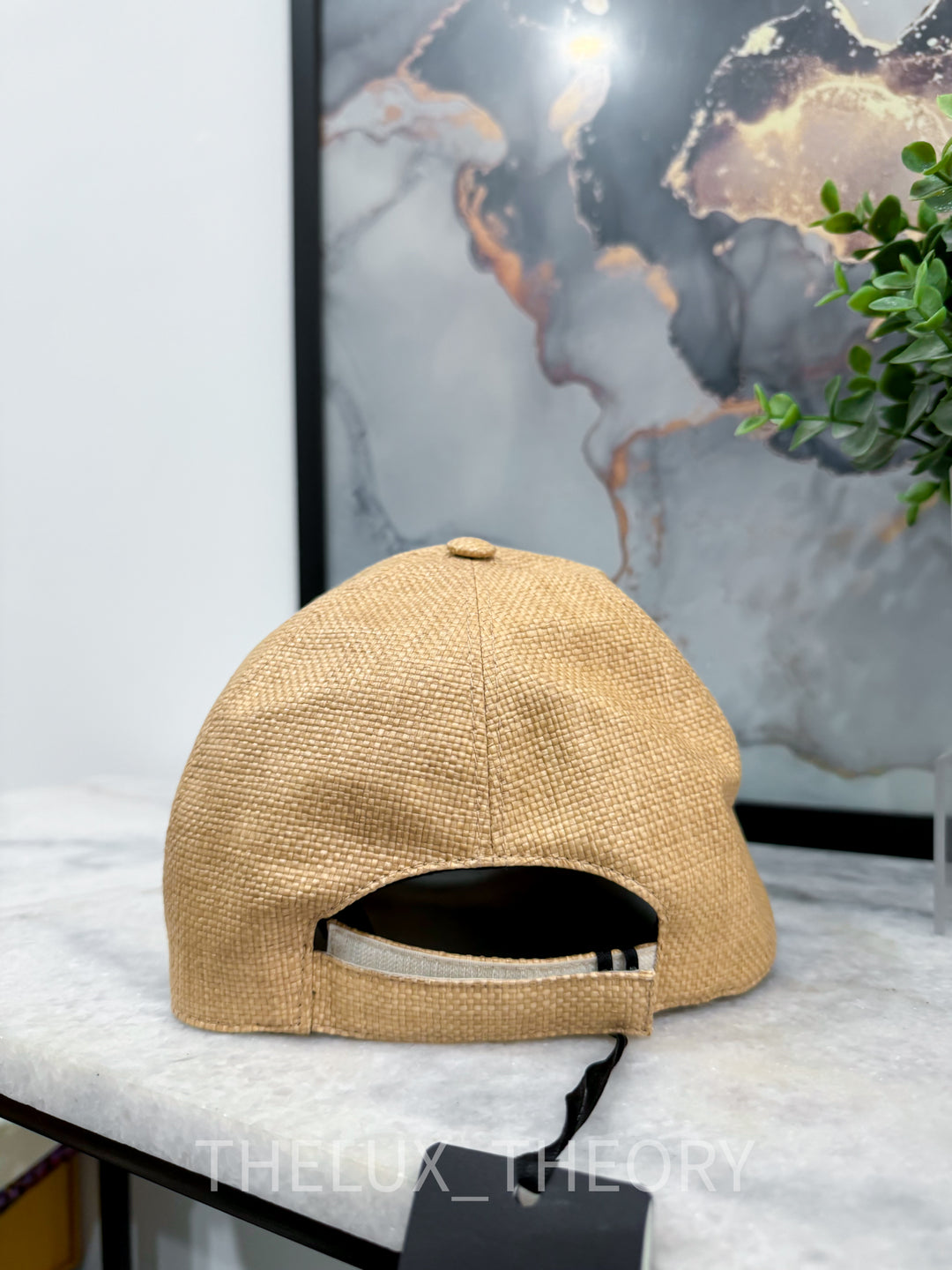FENDI NATURAL WOVEN CAP
