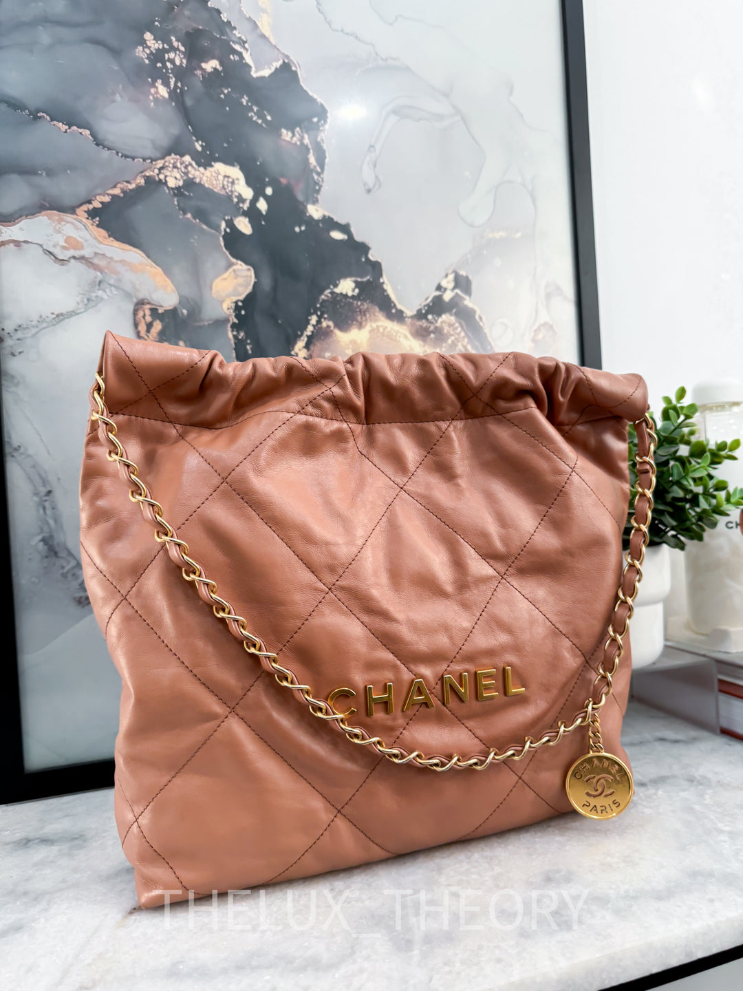 22S SMALL CARAMEL 22 BAG