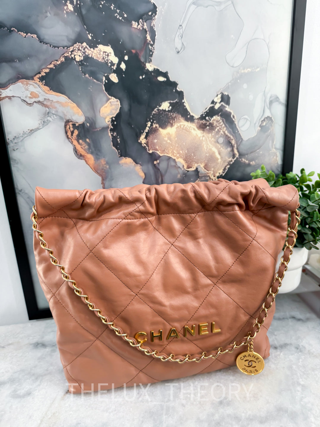 22S SMALL CARAMEL 22 BAG