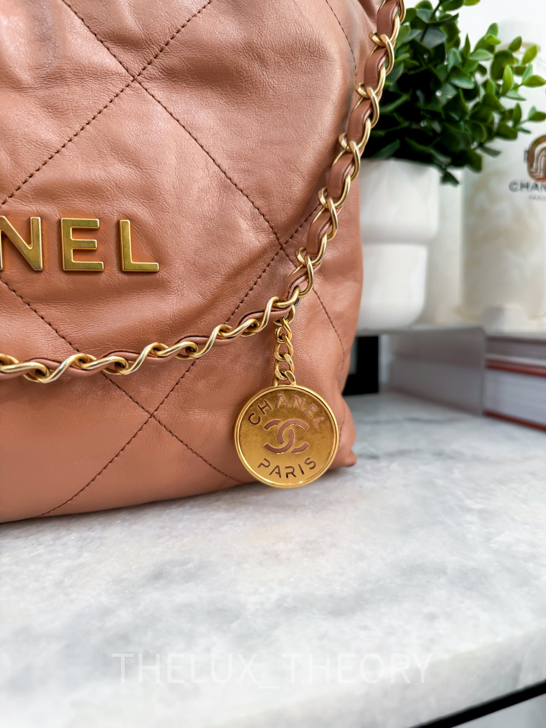 22S SMALL CARAMEL 22 BAG