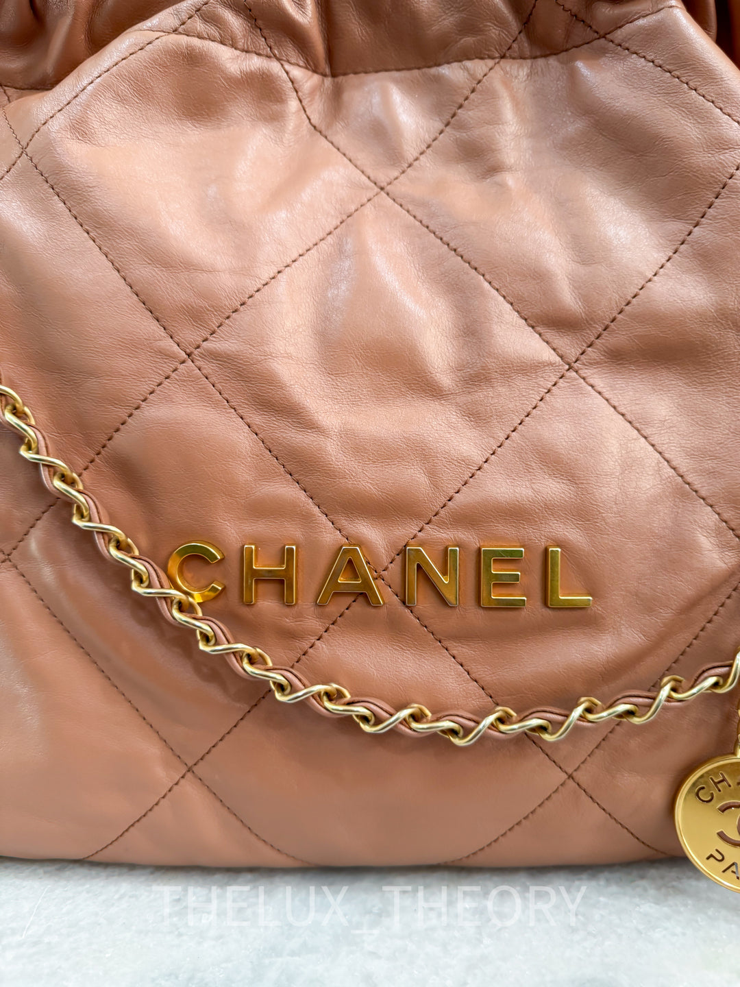 22S SMALL CARAMEL 22 BAG