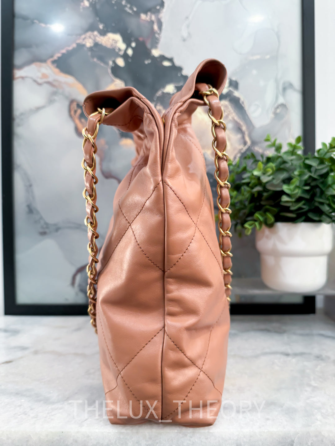 22S SMALL CARAMEL 22 BAG