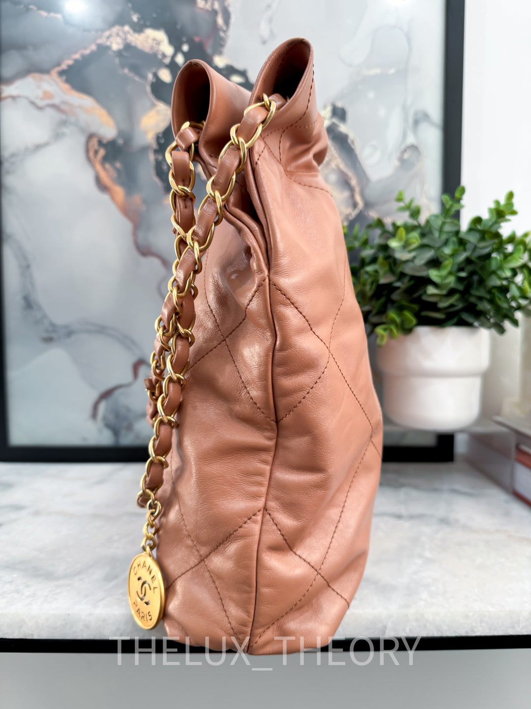 22S SMALL CARAMEL 22 BAG