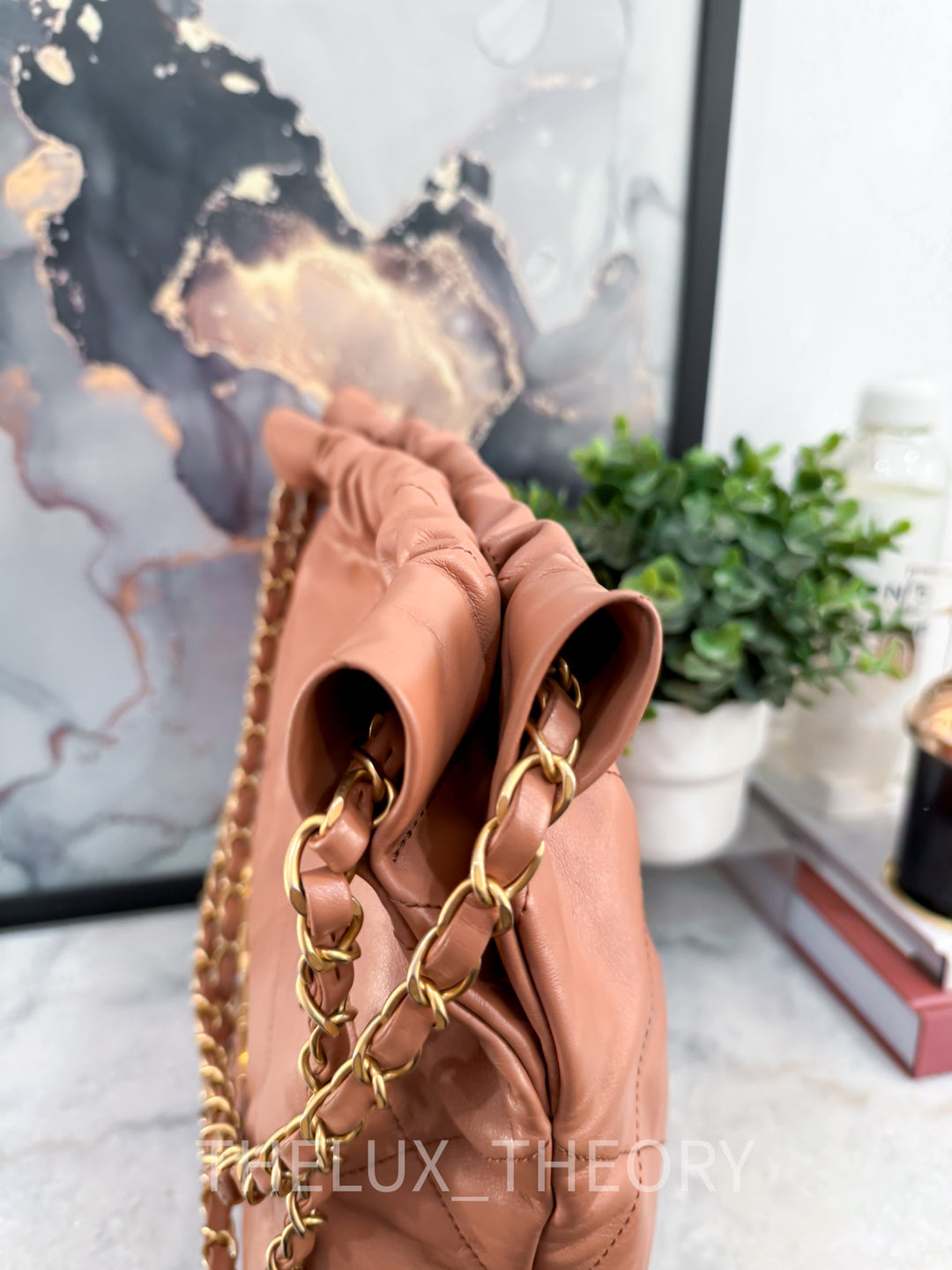 22S SMALL CARAMEL 22 BAG