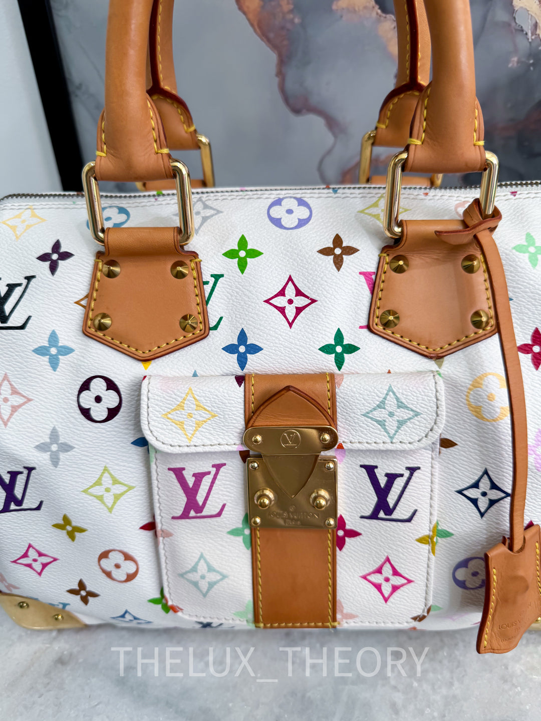 SPEEDY 30 MURAKAMI WHITE MULTICOLOUR MONOGRAM 2001