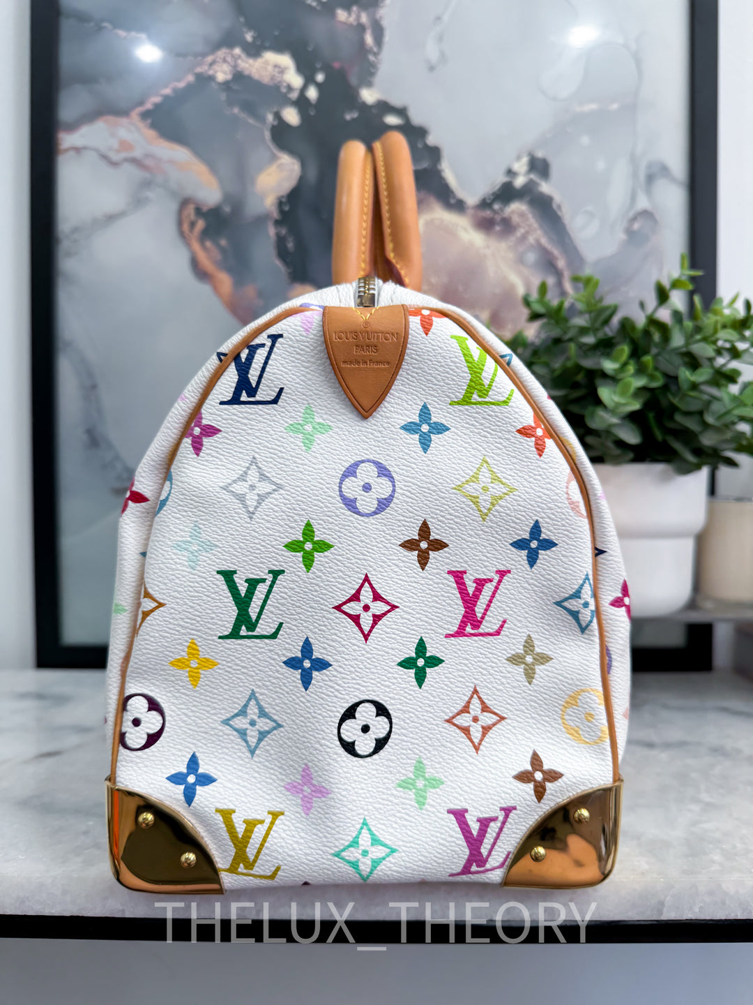 SPEEDY 30 MURAKAMI WHITE MULTICOLOUR MONOGRAM 2001