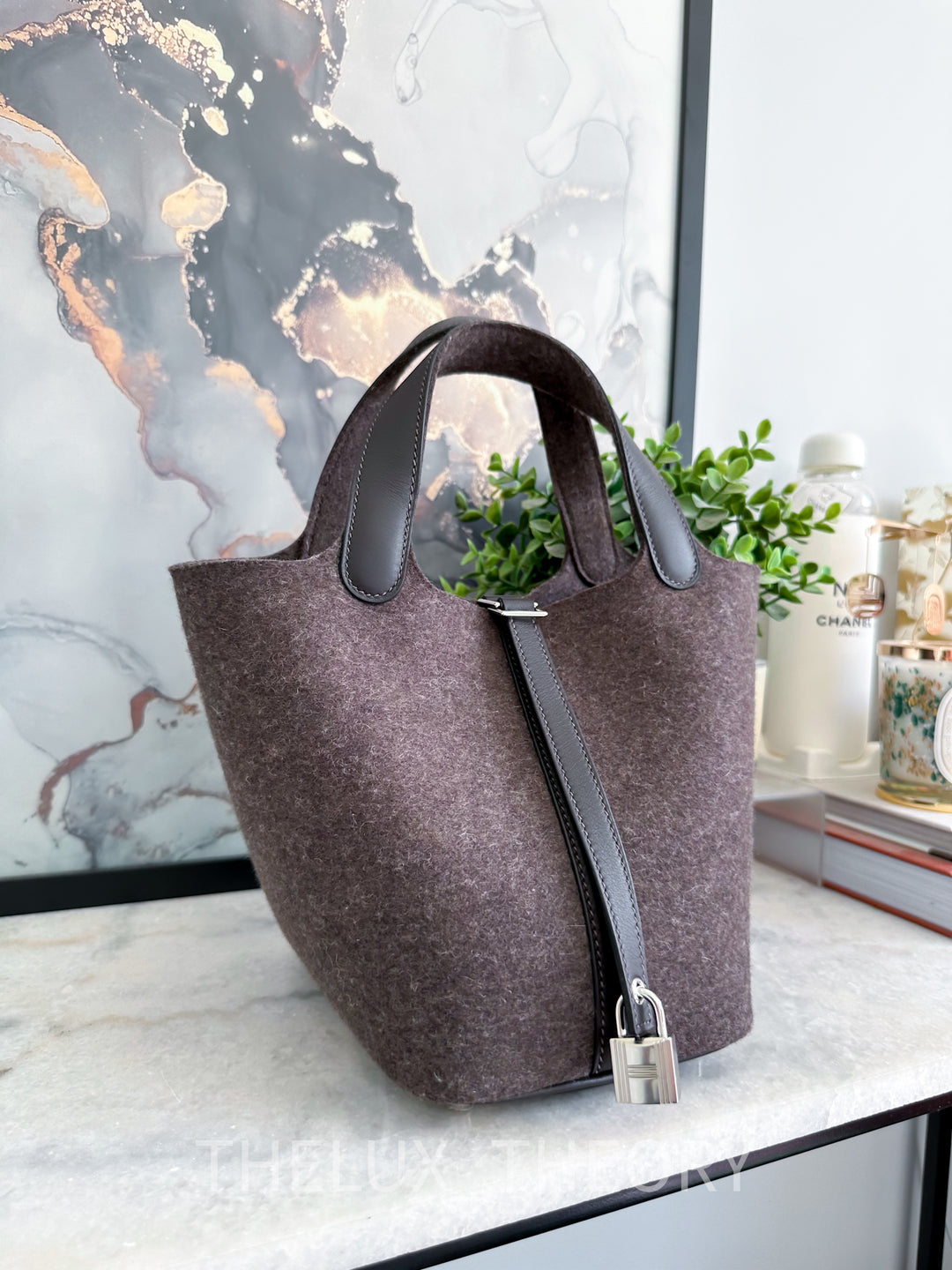 PICOTIN LOCK 18 FELT EBENE/GREY PHW (Y 2020)