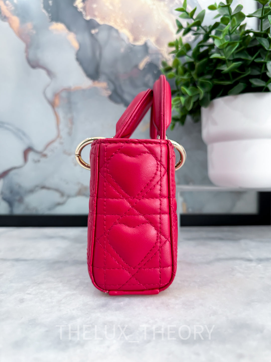 MICRO LADY D-JOY DIORAMOUR HEART RED