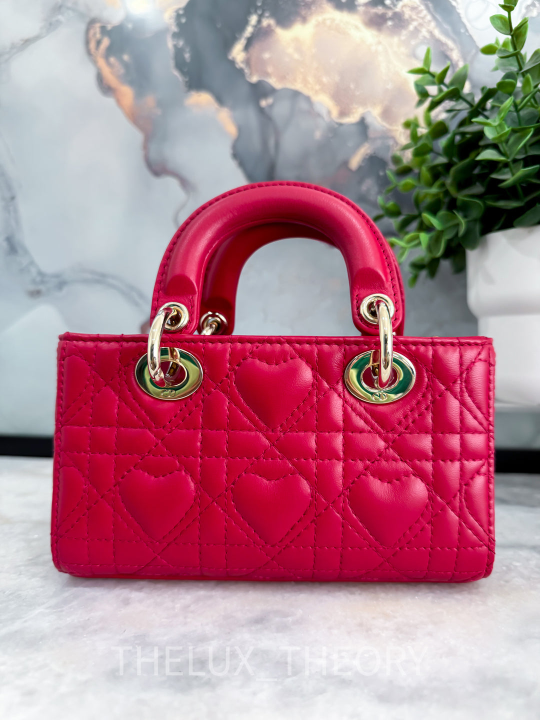 MICRO LADY D-JOY DIORAMOUR HEART RED