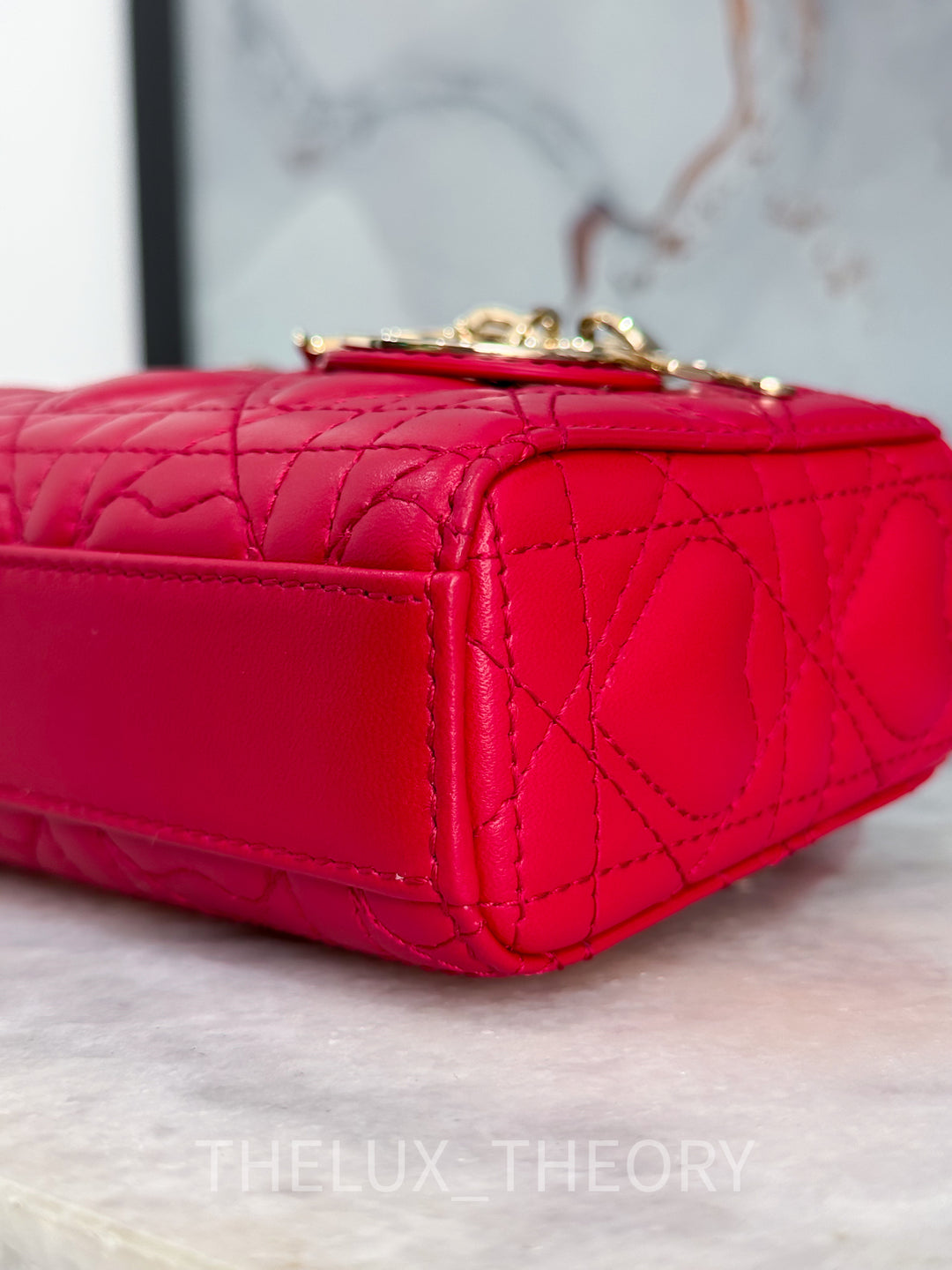 MICRO LADY D-JOY DIORAMOUR HEART RED