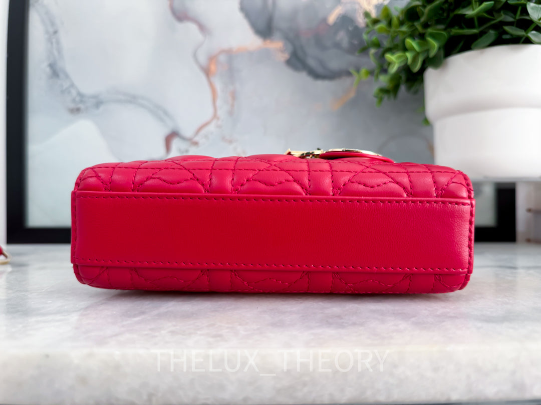 MICRO LADY D-JOY DIORAMOUR HEART RED