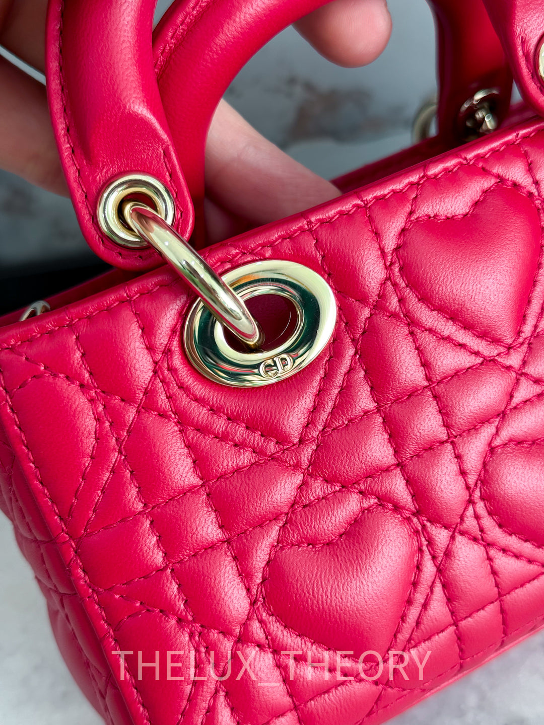 MICRO LADY D-JOY DIORAMOUR HEART RED