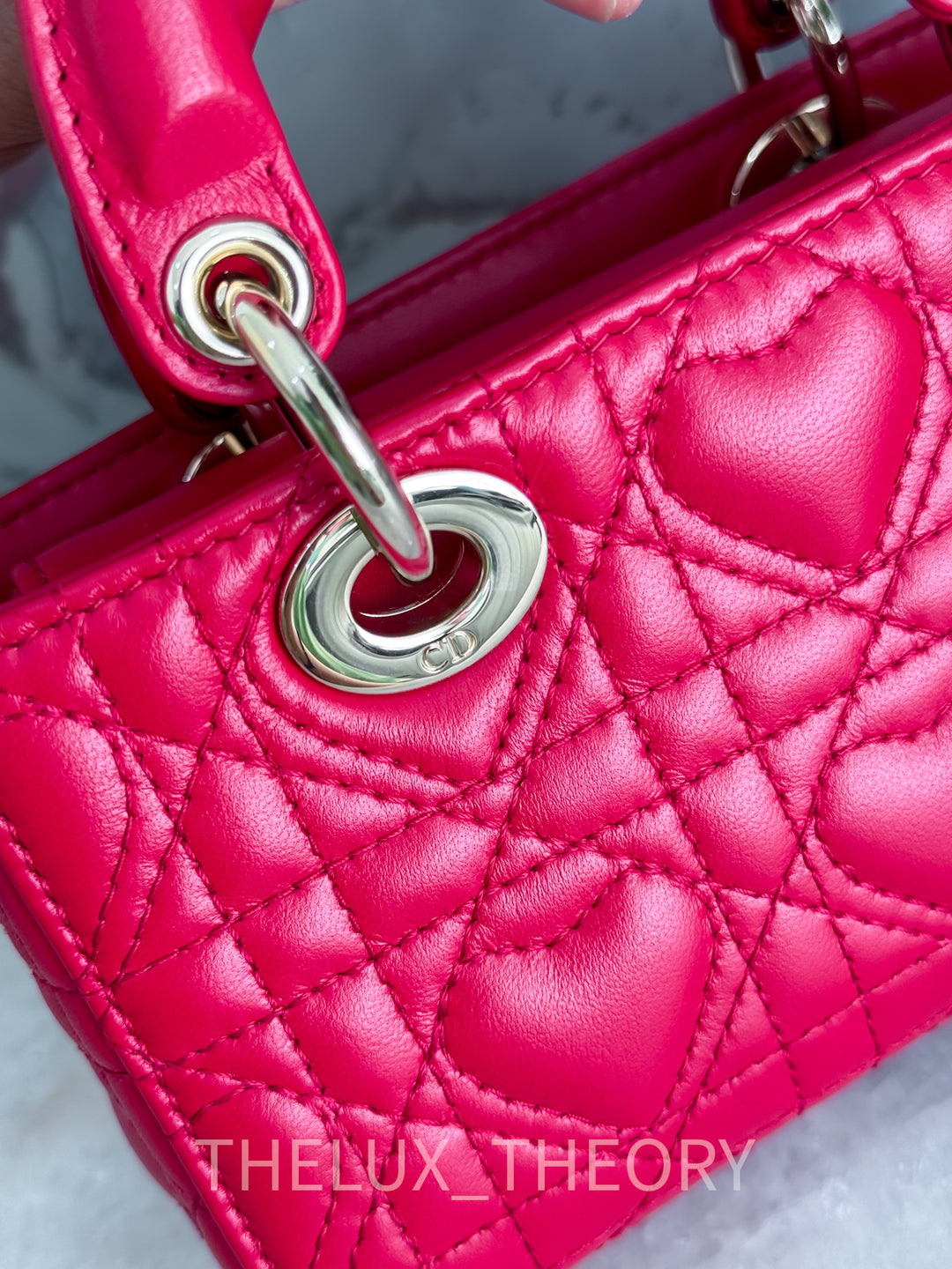 MICRO LADY D-JOY DIORAMOUR HEART RED