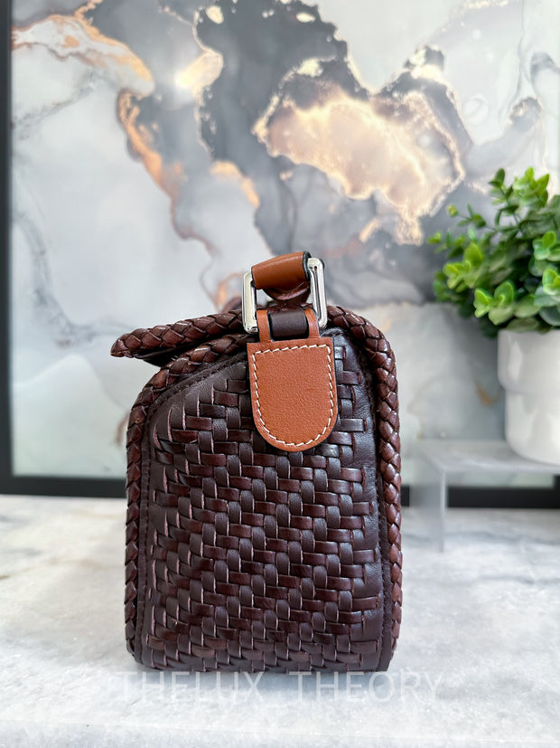 Loewe woven leather bag online