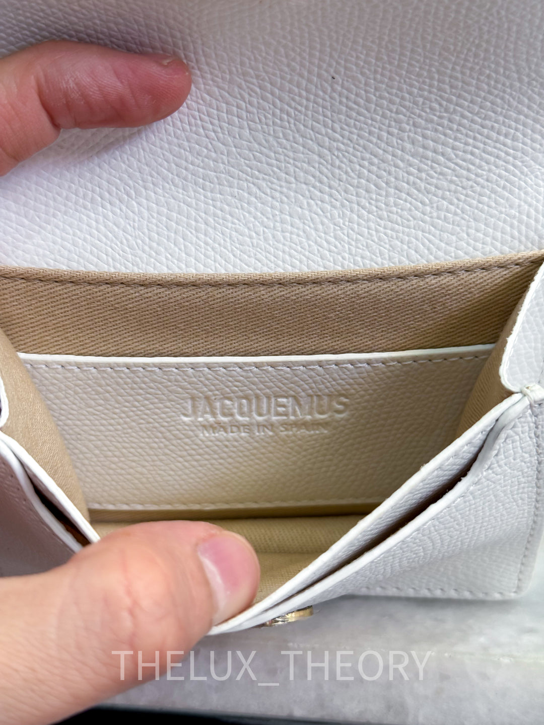 JACQUEMUS LA CEINTURE BELLO WHITE BELT BAG
