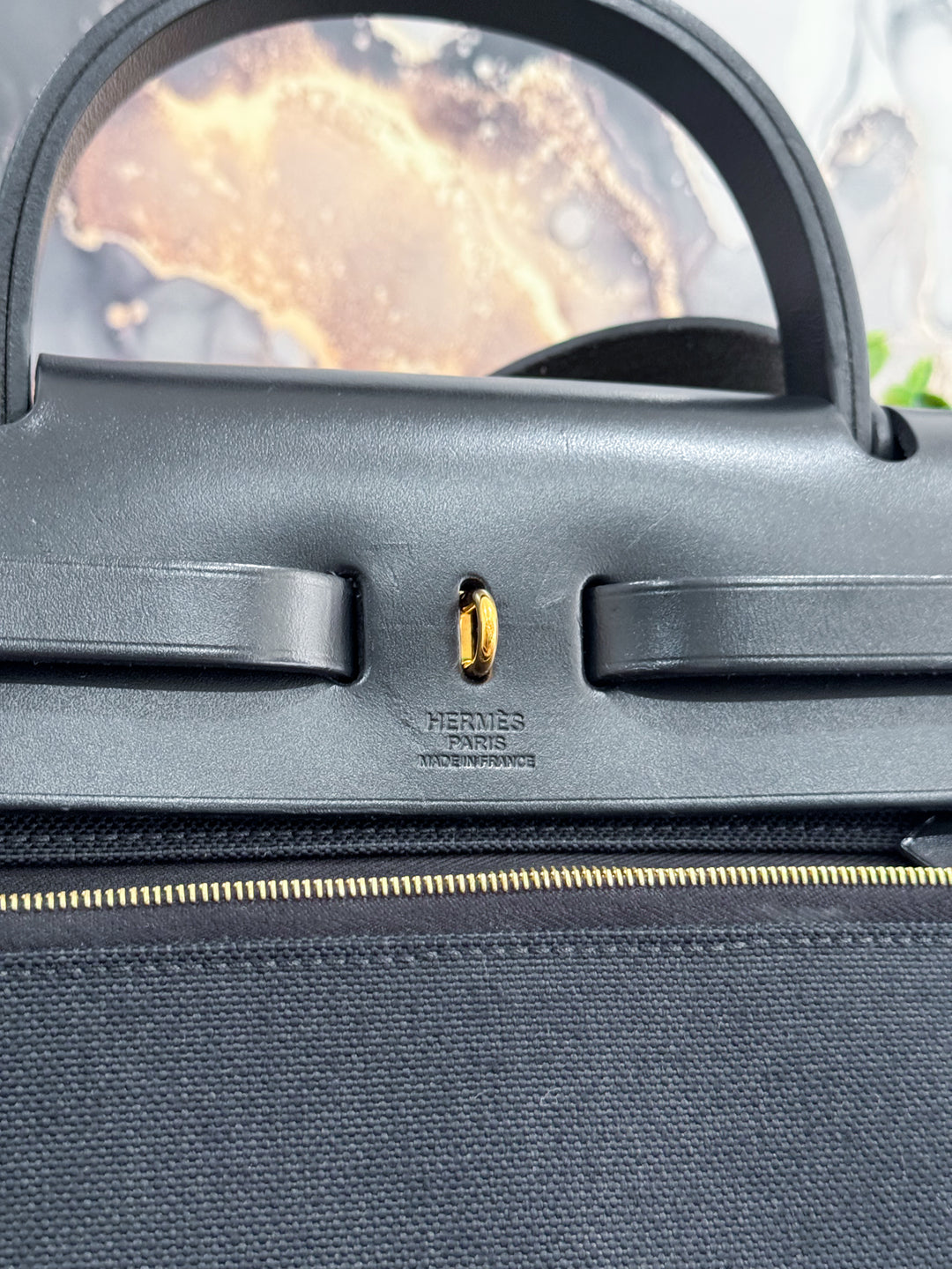 HERBAG ZIP 31 BLACK GHW Y 2020