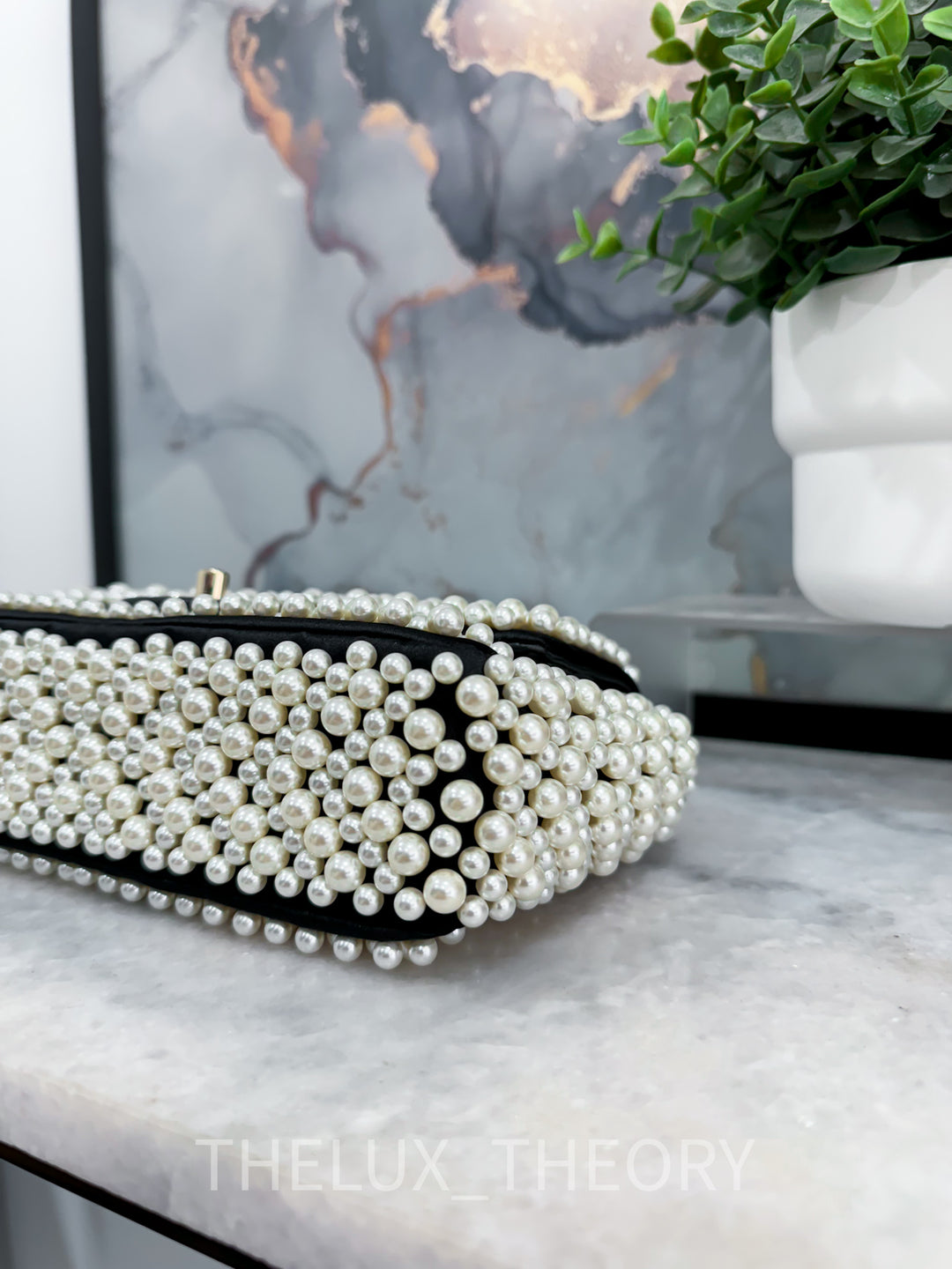 19S PEARL MINI RECTANGLE FLAP BAG