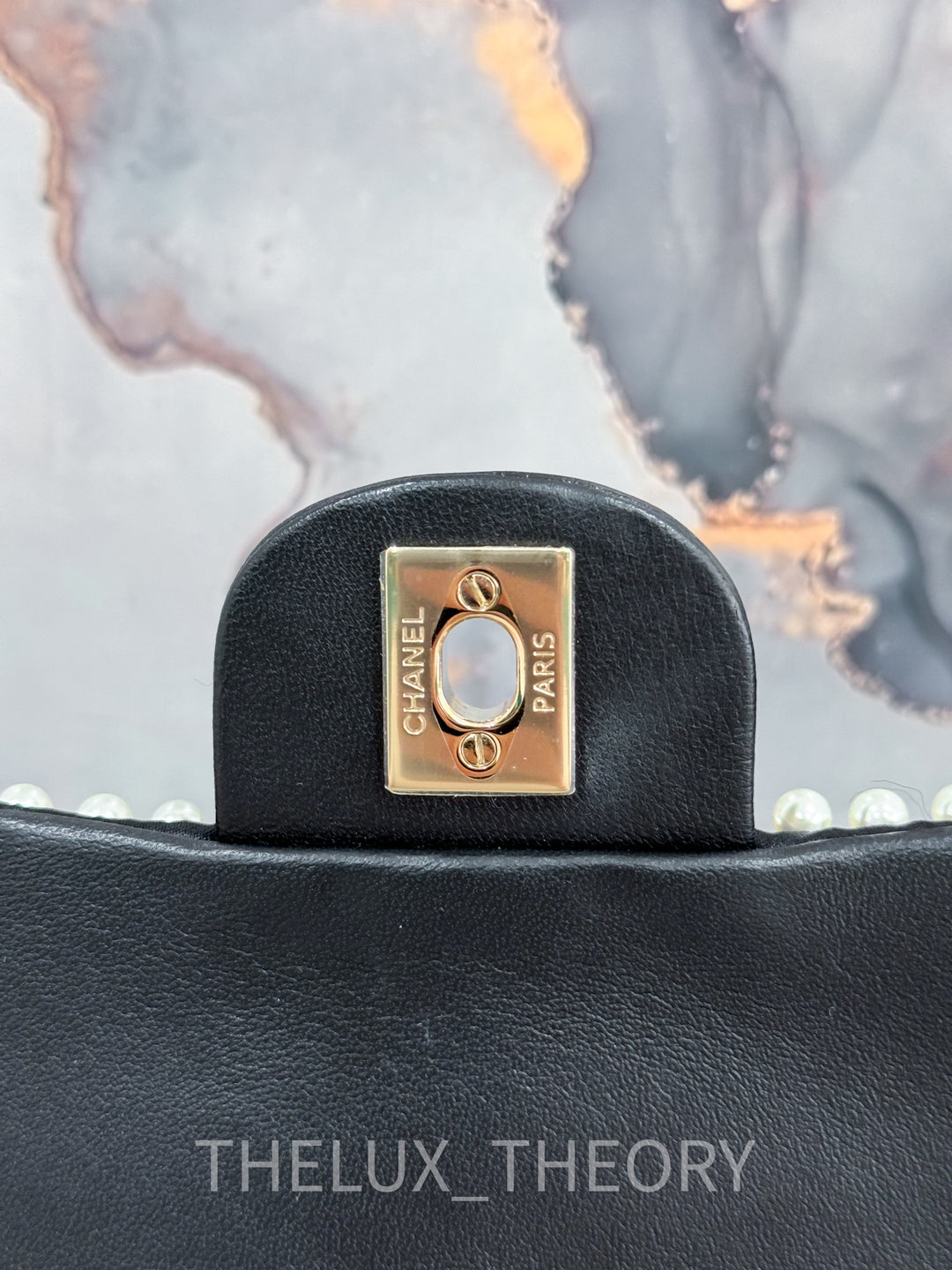 19S PEARL MINI RECTANGLE FLAP BAG