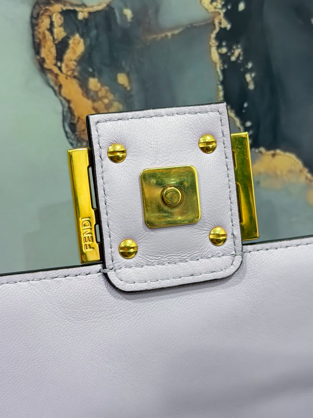 FENDI MEDIUM LILAC BAGUETTE