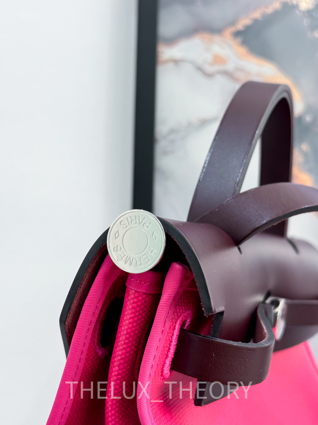 HERBAG ZIP 31 ROSE SHOCKING / ECRU / ROUGE SELLIER 2021
