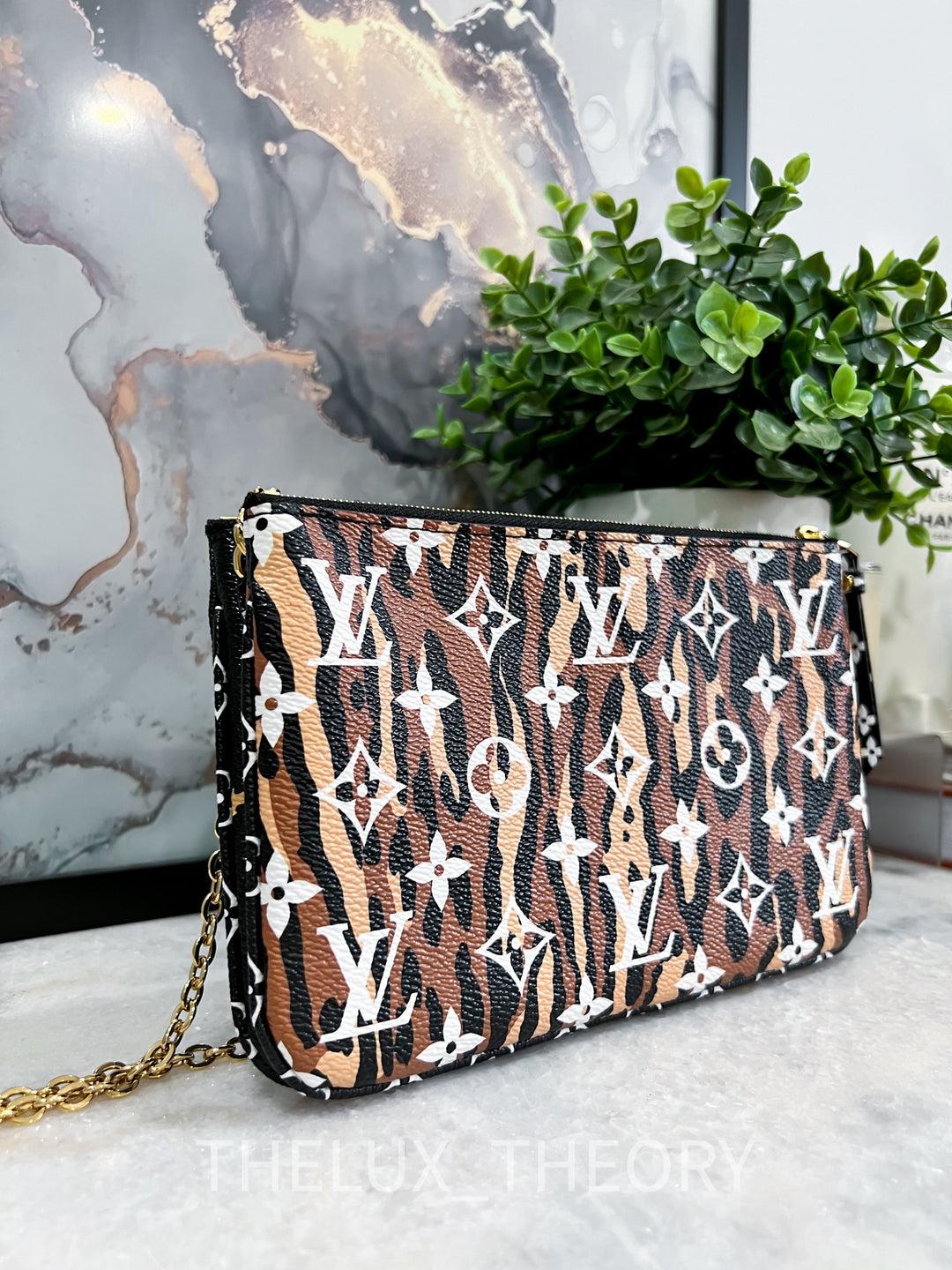 DOUBLE ZIP POCHETTE GIANT JUNGLE 2019